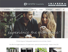 Tablet Screenshot of mariettahospitality.com